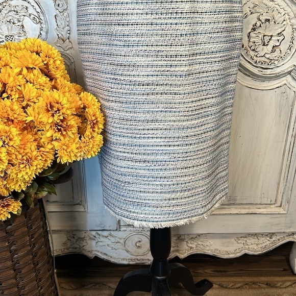 Ann Taylor Factory Retro 60’s Tweed Sleeveless Empire Dress  Attached Over Top - Picture 5 of 10